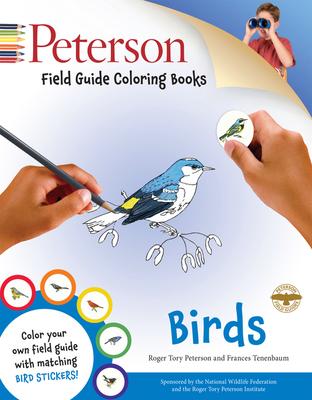 Peterson Field Guide Coloring Books: Birds: A Coloring Book [With Sticker(s)]