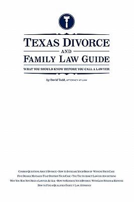 Texas Divorce and Family Law Guide: What You Should Know Before You Call a Lawyer