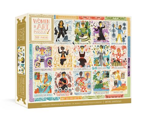 Women in Art Puzzle: Fearless Creatives Who Inspired the World 500-Piece Jigsaw Puzzle and Poster: Jigsaw Puzzles for Adults and Jigsaw Puz