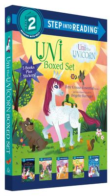 Uni the Unicorn Step Into Reading Boxed Set: Uni Brings Spring; Uni's First Sleepover; Uni Goes to School; Uni Bakes a Cake; Uni and the Perfect Prese