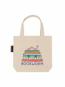 Bookworm Mini Tote Bag