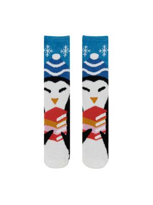 Penguin Reads Cozy Socks - Large