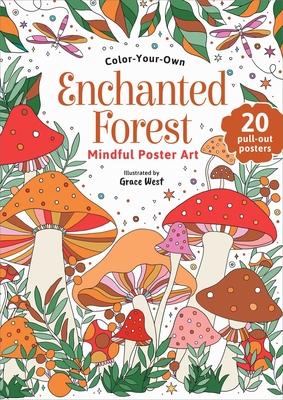 Enchanted Forest: Color-Your-Own Mindful Poster Art Subscription