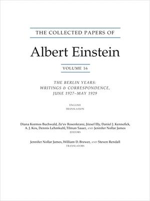 The Collected Papers of Albert Einstein, Volume 16 (Translation Supplement): The Berlin Years / Writings & Correspondence / June 1927-May 1929