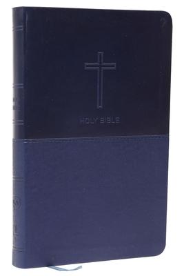 NKJV, Value Thinline Bible, Standard Print, Imitation Leather, Blue, Red Letter Edition