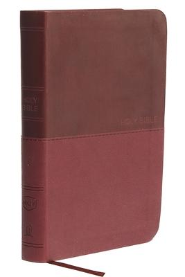 NKJV, Value Thinline Bible, Compact, Imitation Leather, Burgundy, Red Letter Edition