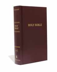 KJV, Pew Bible, Large Print, Hardcover, Burgundy, Red Letter Edition Subscription