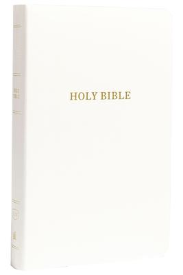 KJV, Gift and Award Bible, Imitation Leather, White, Red Letter Edition