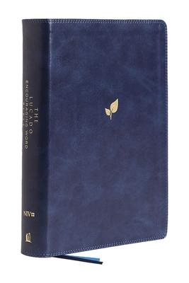 Niv, Lucado Encouraging Word Bible, Blue, Leathersoft, Comfort Print: Holy Bible, New International Version