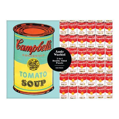 Andy Warhol Soup Can 2-Sided 500 Piece Puzzle