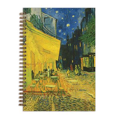 Van Gogh Terrace at Night 7 X 10 Wire-O Journal