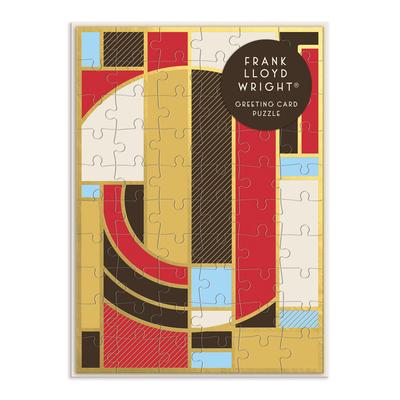 Frank Lloyd Wright Hoffman Rug Greeting Card Puzzle