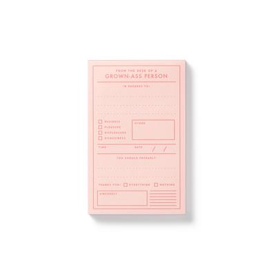 Grown-Ass Person Memo Pad