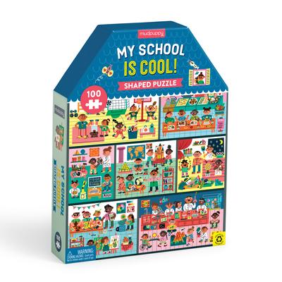 My School Is Cool 100 Piece Puzzle House-Shaped Puzzle