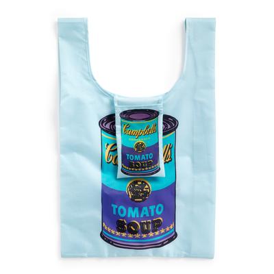 Andy Warhol Soup Can Packable Nylon Tote Bag