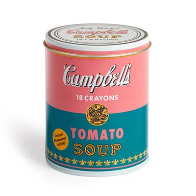 Andy Warhol Soup Can Crayons + Sharpener