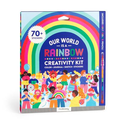 Our World Is a Rainbow Creativity Kit [With Stickers and Multi-Color Pencil]