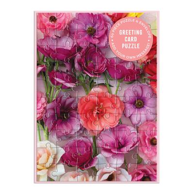 Ranunculus Greeting Card Puzzle