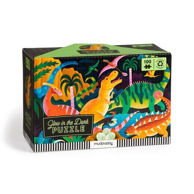 Dinosaur Park 100 Piece Glow in the Dark Puzzle