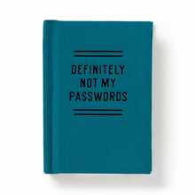 Definitely Not My Passwords Tiny Diary