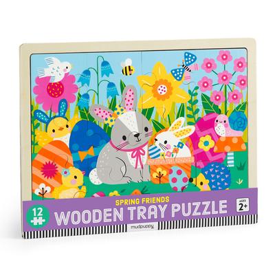 Spring Friends 12 Piece Wooden Puzzle Subscription