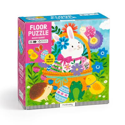 Bunny Basket 25 Piece Floor Puzzle with Shaped Pieces Subscription