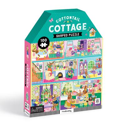 Cottontail Cottage 100 Piece House-Shaped Puzzle Subscription