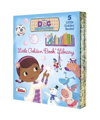 Doc McStuffins Little Golden Book Library (Disney Junior: Doc McStuffins): As Big as a Whale; Snowman Surprise; Bubble-Rific!; Boomer Gets His Bounce