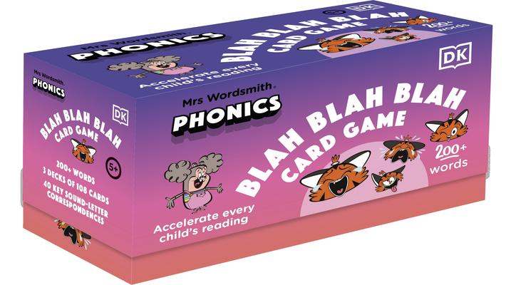 Mrs Wordsmith Phonics Blah Blah Blah Card Game, Kindergarten & Grades 1-2: Accelerate Every Child's Reading