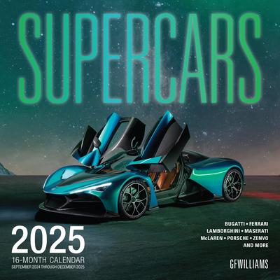 Supercars 2025: 16-Month Calendar--September 2025 Through December 2026