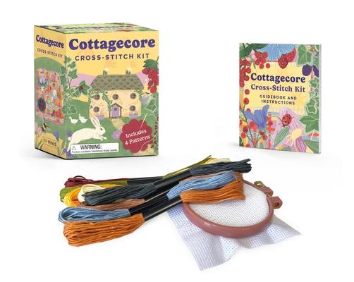 Cottagecore Cross-Stitch Kit: Includes 4 Patterns