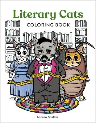 Literary Cats Coloring Book Subscription