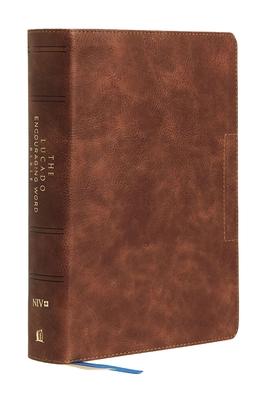 Niv, Lucado Encouraging Word Bible, Brown, Leathersoft, Comfort Print: Holy Bible, New International Version