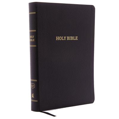 KJV, Reference Bible, Giant Print, Bonded Leather, Black, Red Letter Edition