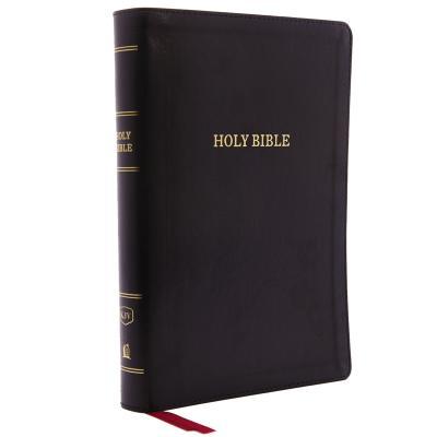 KJV, Deluxe Reference Bible, Giant Print, Imitation Leather, Black, Indexed, Red Letter Edition