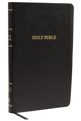 KJV, Thinline Reference Bible, Bonded Leather, Black, Red Letter Edition