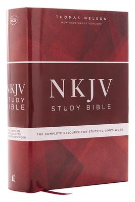 NKJV Study Bible, Hardcover, Red Letter Edition, Comfort Print: The Complete Resource for Studying God's Word