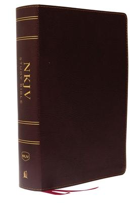 NKJV Study Bible, Bonded Leather, Burgundy, Full-Color, Comfort Print: The Complete Resource for Studying God's Word