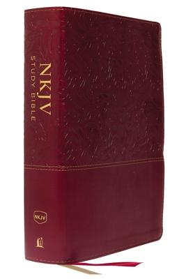 NKJV Study Bible, Imitation Leather, Red, Full-Color, Red Letter Edition, Comfort Print: The Complete Resource for Studying God's Word