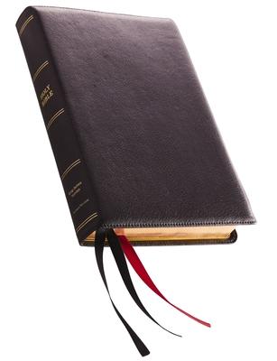 KJV, Reference Bible, Giant Print, Premium Leather, Black, Sterling Edition, Comfort Print