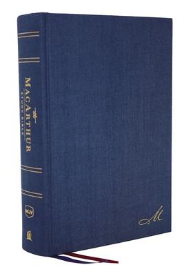 Nkjv, MacArthur Study Bible, 2nd Edition, Cloth Over Board, Blue, Comfort Print: Unleashing God's Truth One Verse at a Time