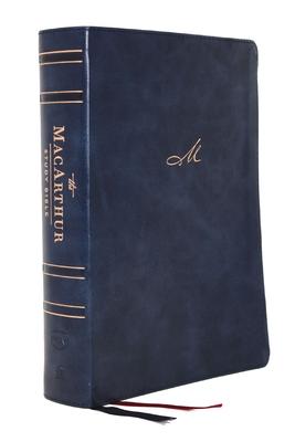 Nkjv, MacArthur Study Bible, 2nd Edition, Leathersoft, Blue, Indexed, Comfort Print: Unleashing God's Truth One Verse at a Time