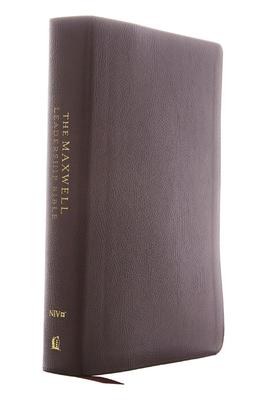 Niv, Maxwell Leadership Bible, 3rd Edition, Premium Bonded Leather, Burgundy, Comfort Print