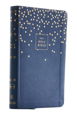 Nkjv, Thinline Bible Youth Edition, Leathersoft, Blue, Red Letter Edition, Comfort Print