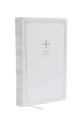 Nrsv, Catholic Bible, Gift Edition, Leathersoft, White, Comfort Print: Holy Bible