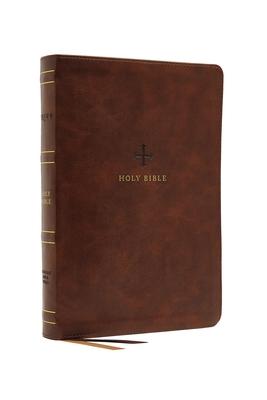 Nrsv, Catholic Bible, Standard Large Print, Leathersoft, Brown, Comfort Print: Holy Bible