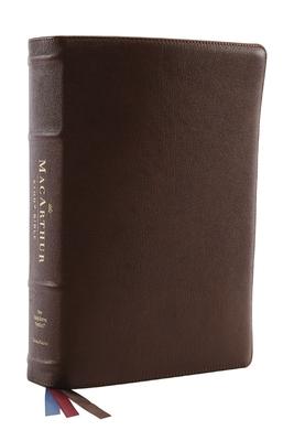 Nkjv, MacArthur Study Bible, 2nd Edition, Premium Goatskin Leather, Black, Premier Collection, Comfort Print: Unleashing God's Truth One Verse at a Ti