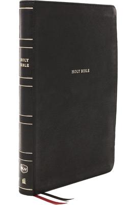 Nkjv, Thinline Reference Bible, Large Print, Leathersoft, Black, Thumb Indexed, Red Letter Edition, Comfort Print: Holy Bible, New King James Version Subscription