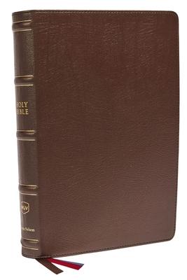 Nkjv, Large Print Verse-By-Verse Reference Bible, MacLaren Series, Genuine Leather, Brown, Comfort Print: Holy Bible, New King James Version