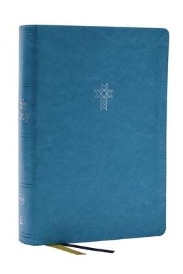 Nkjv, the Bible Study Bible, Leathersoft, Turquoise, Comfort Print: A Study Guide for Every Chapter of the Bible